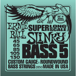 Изображение ERNIE BALL 2850 (БЕЗ 5ой СТРУНЫ) Струны для 4-струнной бас-гитары 045-105