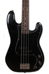 Изображение Holly Splendor Series Precision Bass Бас-гитара б/у, черный, черный пикгард, фурнитура хром, некплей
