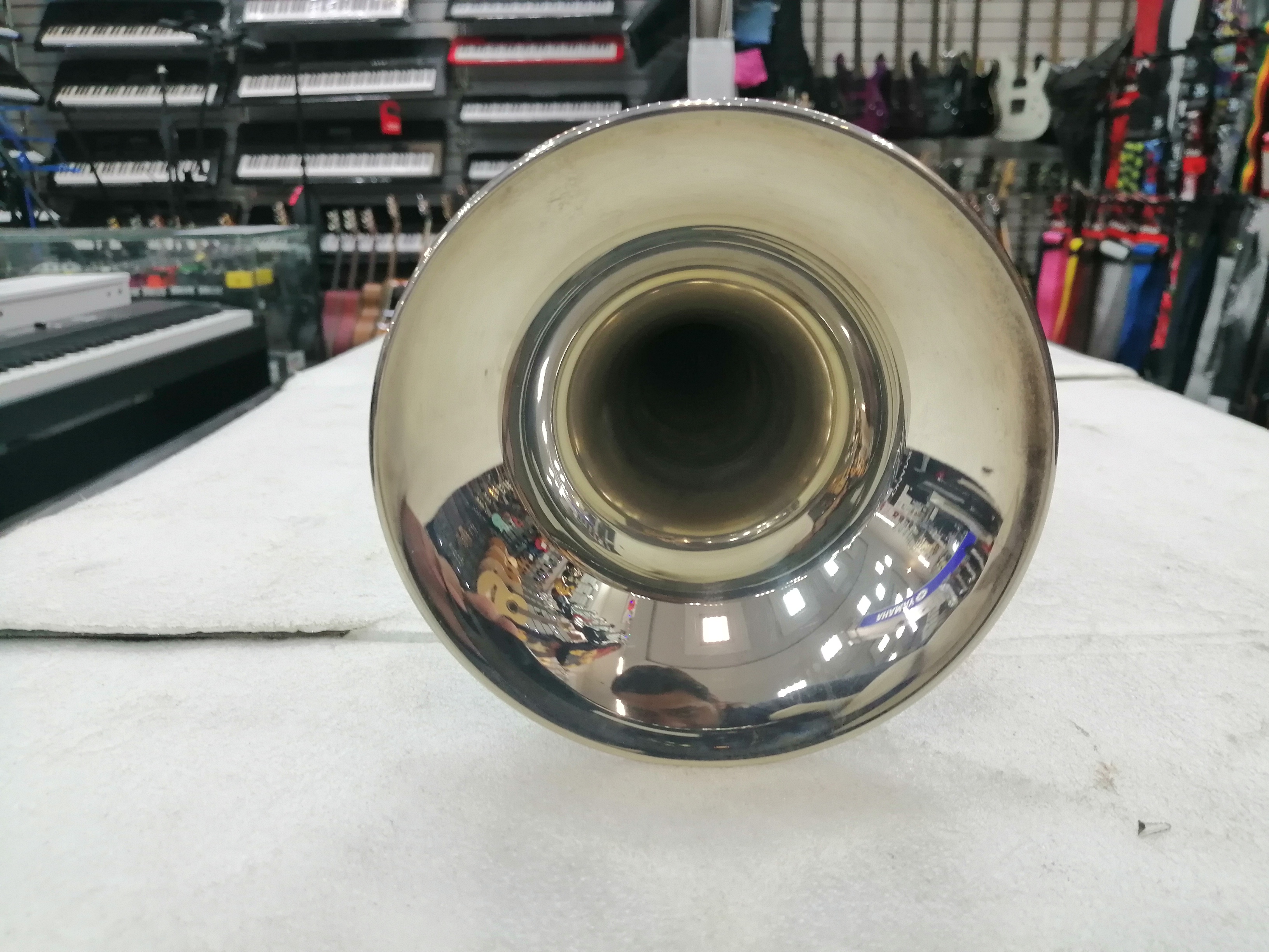 Изображение YAMAHA YTR-3335 Труба Б\У, Серебро s\n:C59440, +Кейс, салфетка, Jupiter7c, Yamaha 11B4