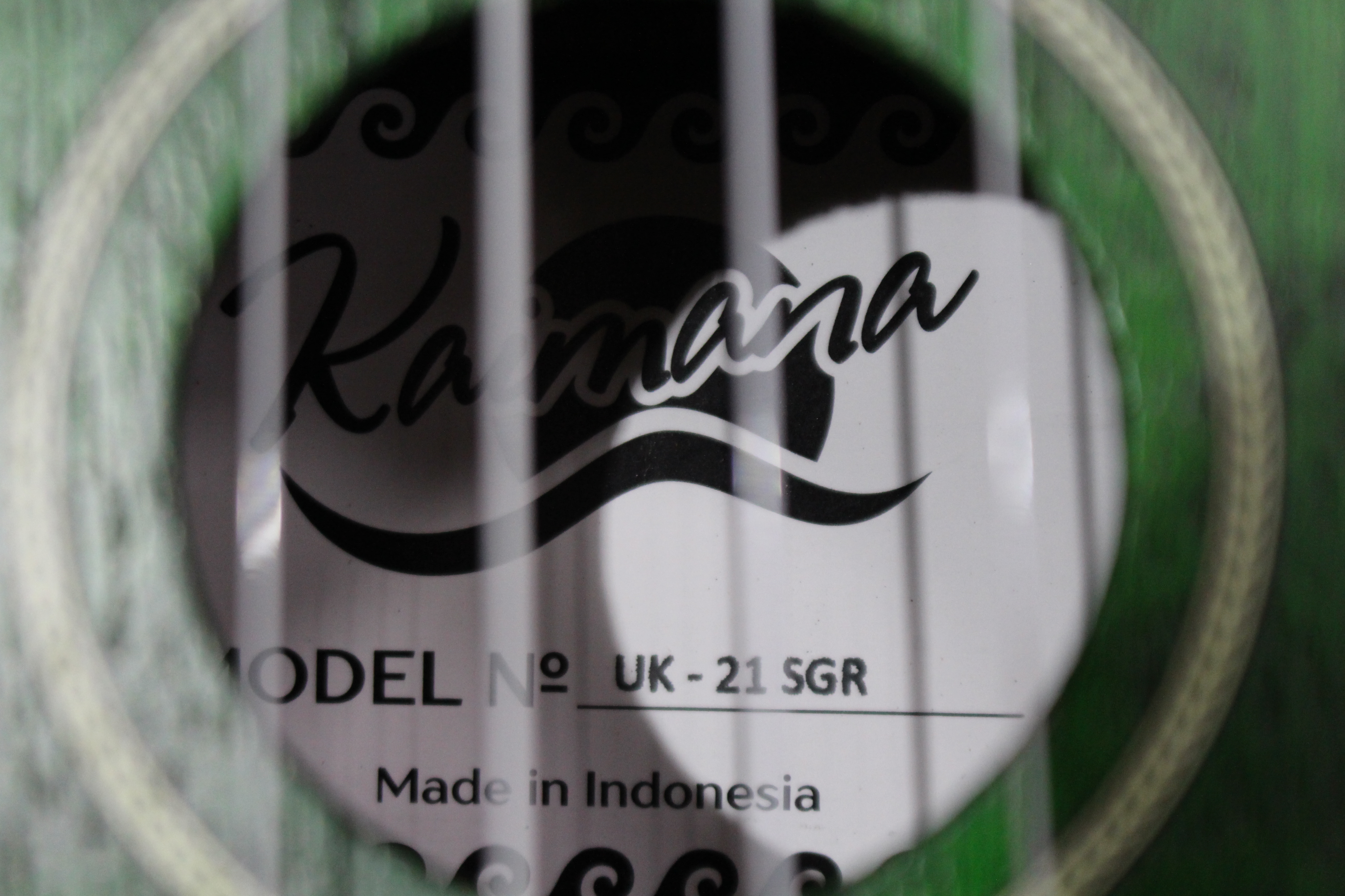 Изображение KAIMANA UK-21 SGR Укулеле сопрано, цвет: зелёный