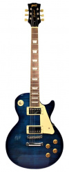 Изображение BLITZ Leopard  BLP-450 SBL Электрогитара Б\У, Les Paul, s\n:613100525, See-Through,Blue Sunburst, 