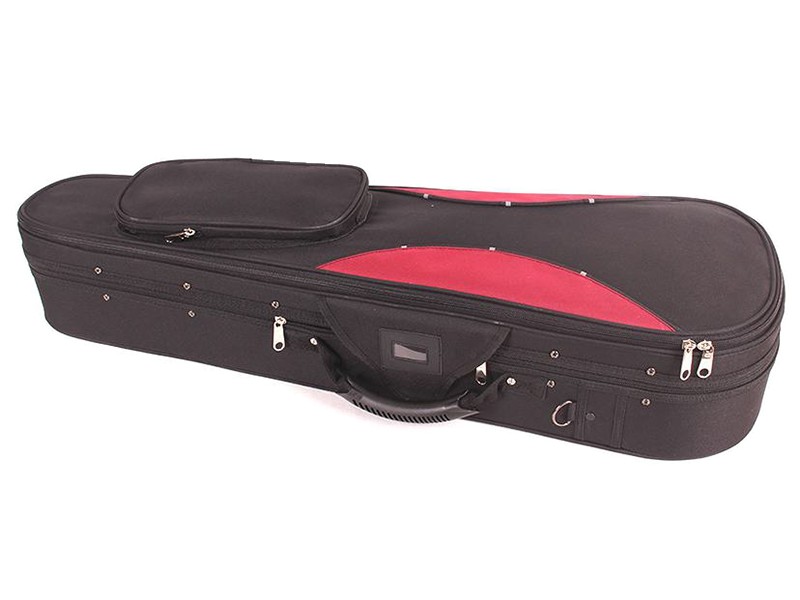 Изображение MIRRA VC-G300-BKR-1\2 Кейс для скрипки, черный/красный