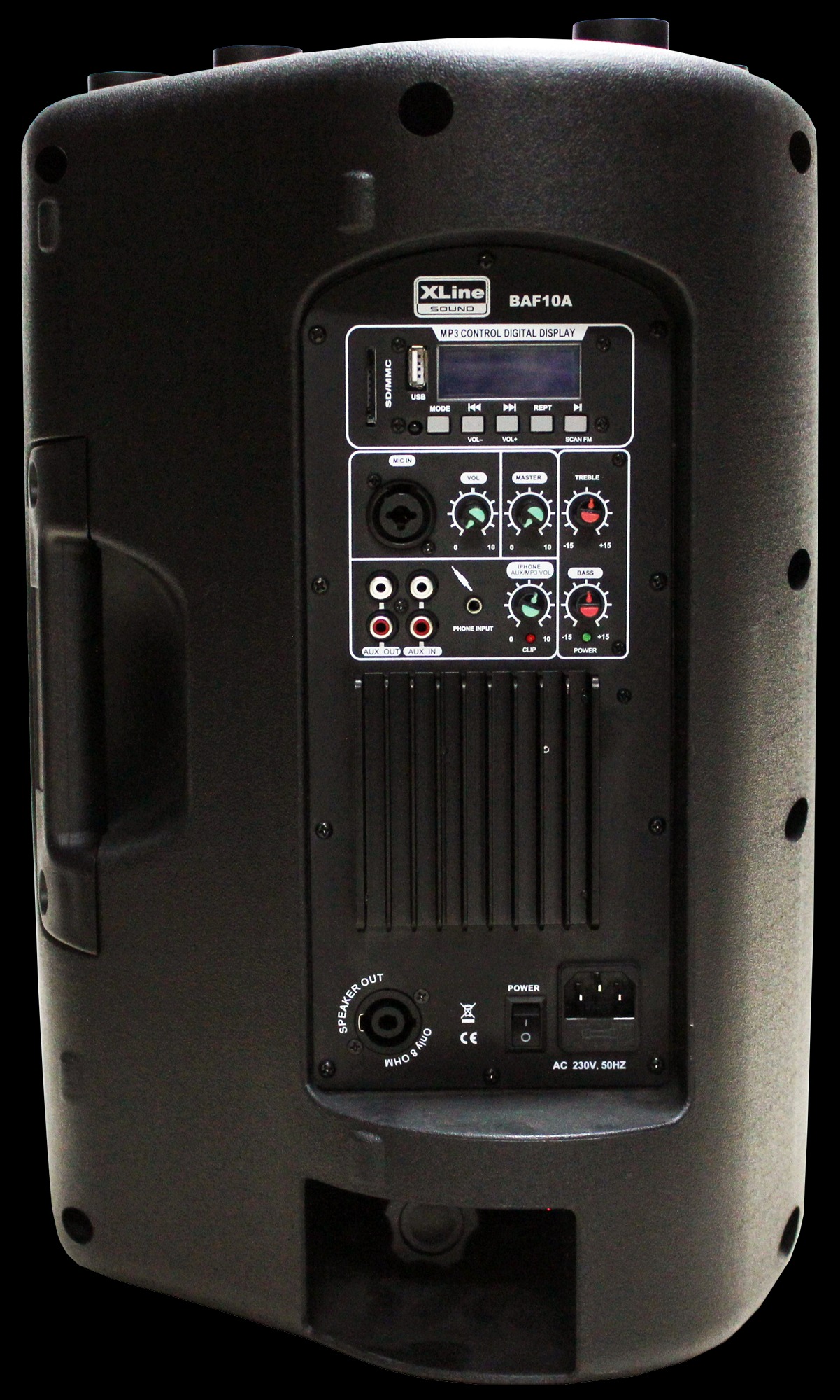 Изображение XLINE BAF-10A Акустическая система активная двухполосная с Bluetooth/USB/FM, 100 Вт RMS