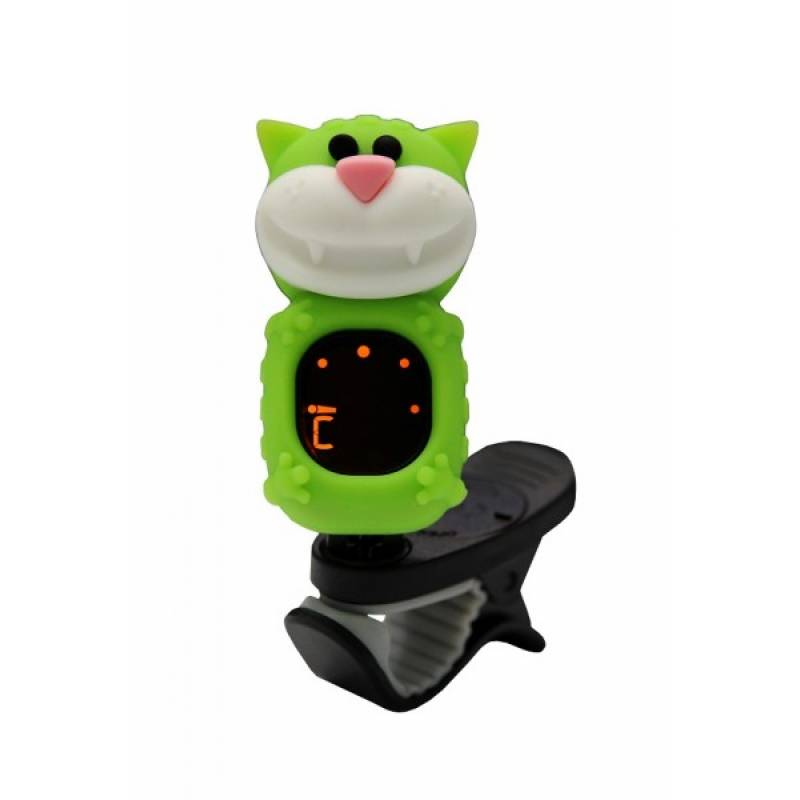 Изображение FLIGHT CAT Тюнер хроматический, кот, цвет: зелёный