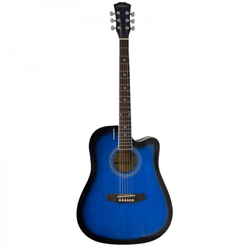 Изображение ELITARO E4110BLS Акустическая гитара, цвет: синий