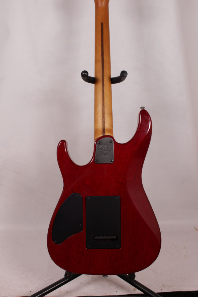 Изображение Washburn USA MG-120 1994 s/n 9409199, HSS, Красный, топ пламенный клен + кейс