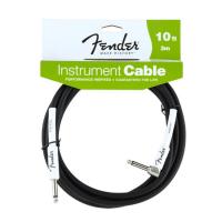 Изображение FENDER 10' FG-10L ANGLE INSTRUMENT CABLE BLACK Инструментальный кабель, 3 м. в оплетке чёрный