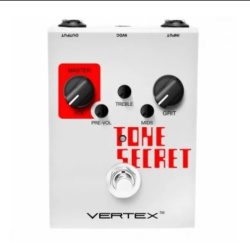 Изображение Vertex Tone Secret TS-0545 Педаль гитарная Overdrive б/у, Белая