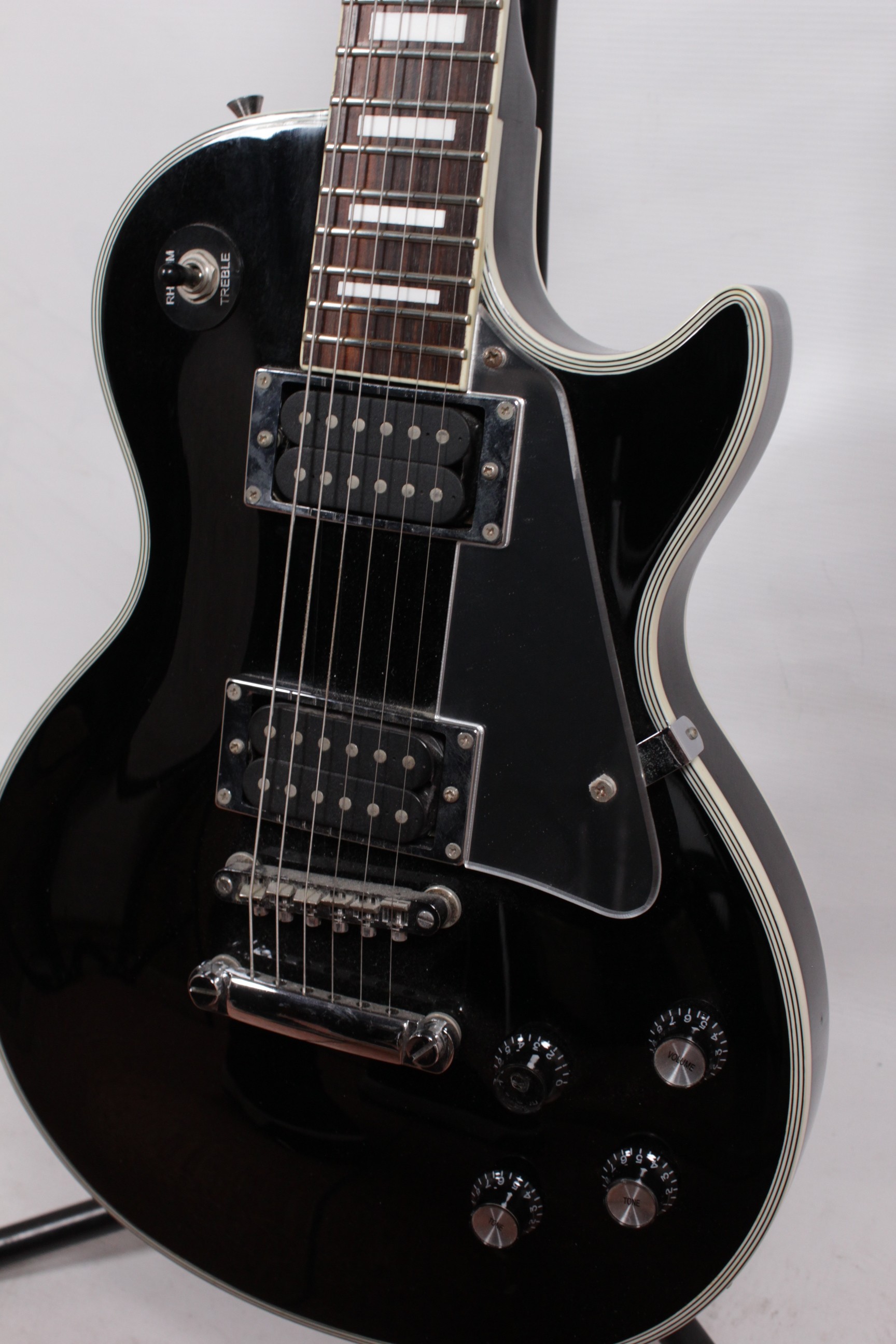 Maison Les Paul Custom Электрогитара Б/У, черный, хромированная ...
