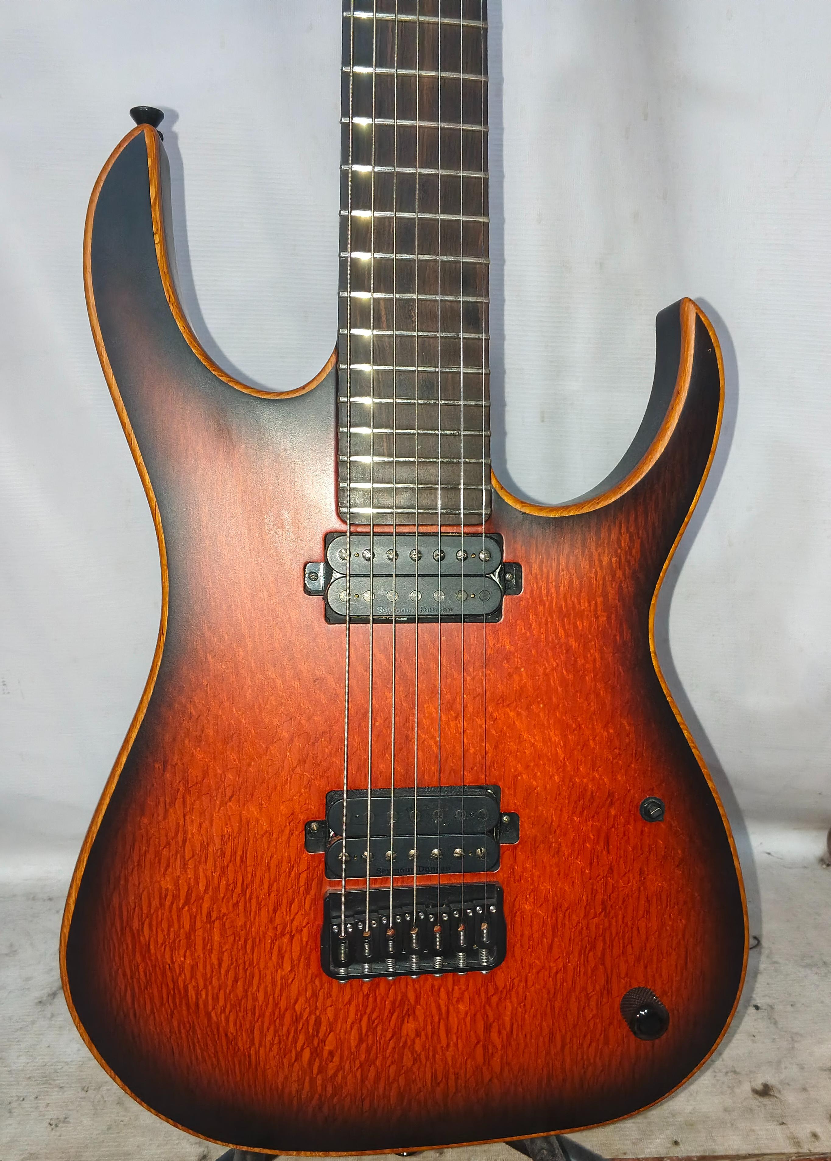 Изображение Strictly 7 Guitars Cobra Spl7 Электрогитара б/у, HH, Flame Sunburst