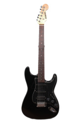 Изображение Busker's Stratocaster Электрогитара б/у, HSS, Черный, Черный пикгард