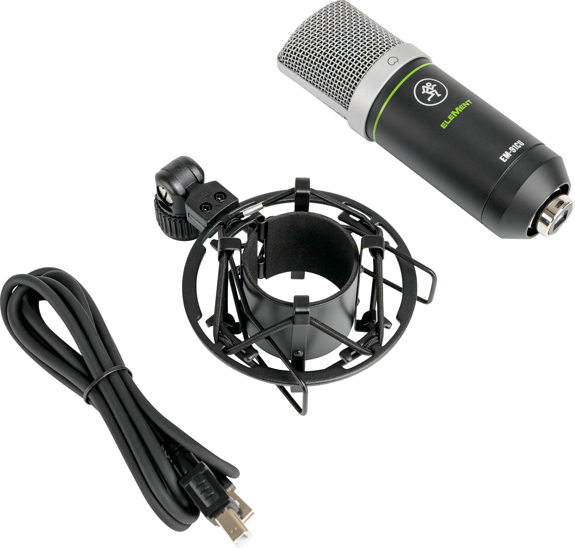 MACKIE EM-91CU+ Студийный конденсаторный USB-микрофон для записи вокала и музыкальных инструментов Изображение MACKIE EM-91CU+ Студийный конденсаторный USB-микрофон для записи вокала и музыкальных инструментов