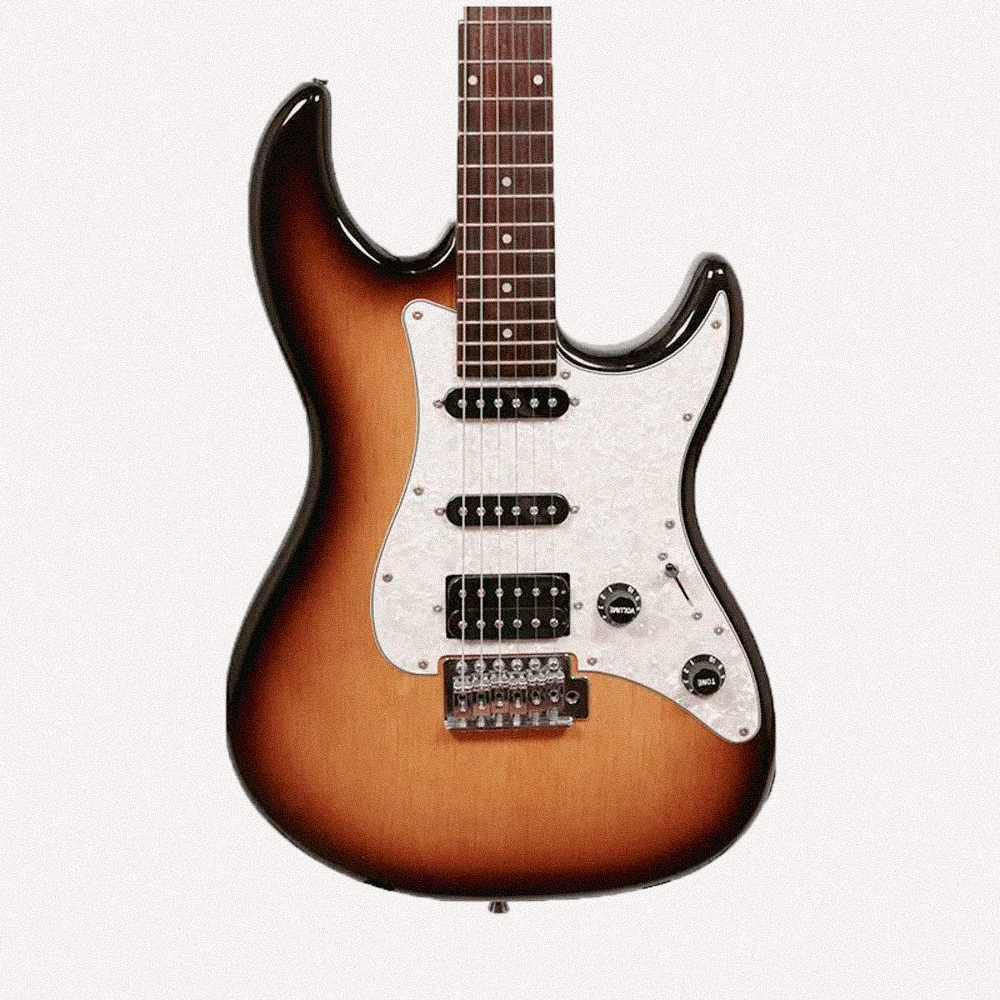 Elioth Stratocaster S303 Электрогитара б/у, S/n 112420987, HSS, Sunburst, Кремовый перл. пикгард Изображение Elioth Stratocaster S303 Электрогитара б/у, S/n 112420987, HSS, Sunburst, Кремовый перл. пикгард