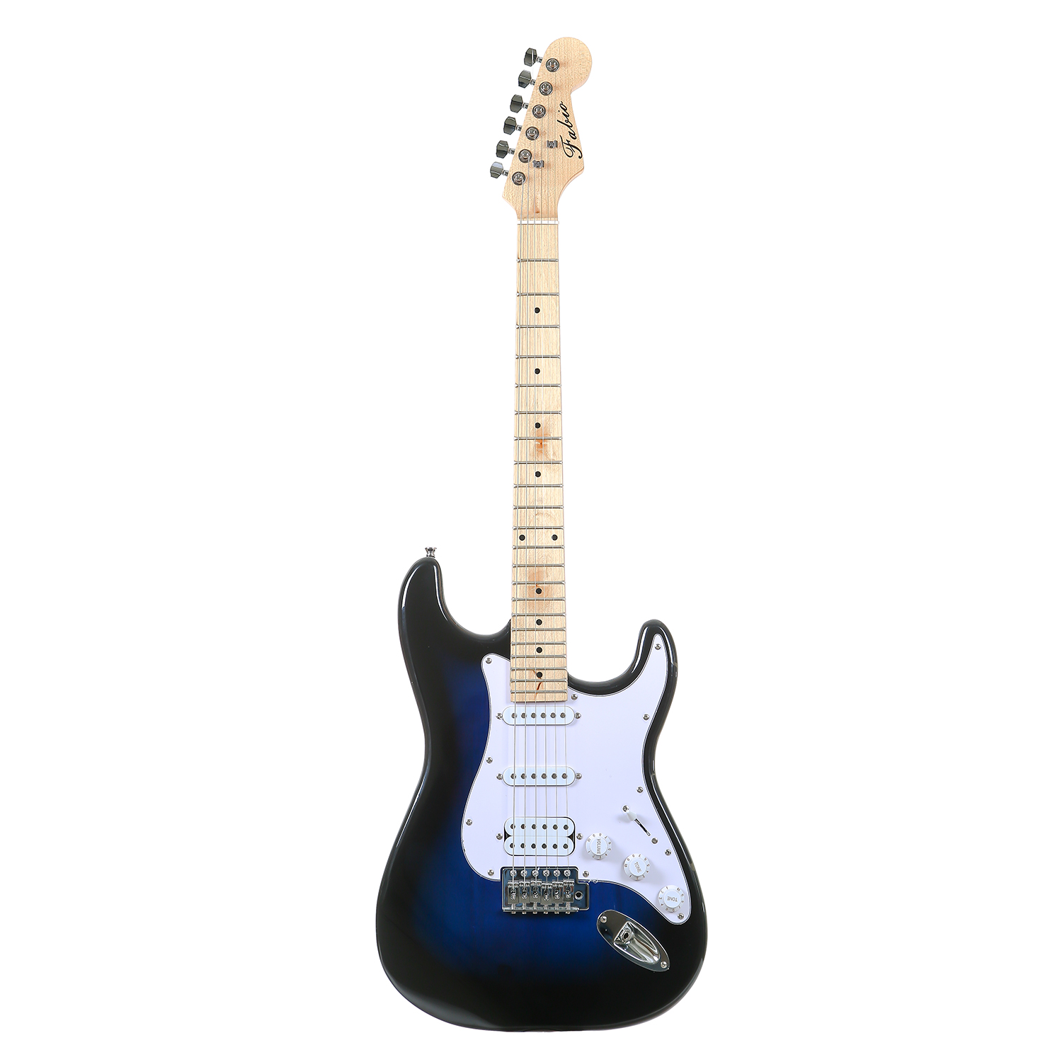 FABIO ST200BLS Электрогитара Stratocaster HSS, цвет: синий Изображение FABIO ST200BLS Электрогитара Stratocaster HSS, цвет: синий