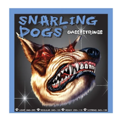 Изображение Snarling Dogs SDN455 Комплект струн для 5-струнной бас-гитары, никелированные, 45-130