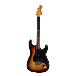 Изображение Fender Stratocaster USA 1975, s/n 672412, SSS, sunburst, черный пикгард + кейс