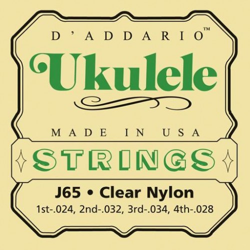 Изображение D`ADDARIO J65 Комплект струн для укулеле сопрано