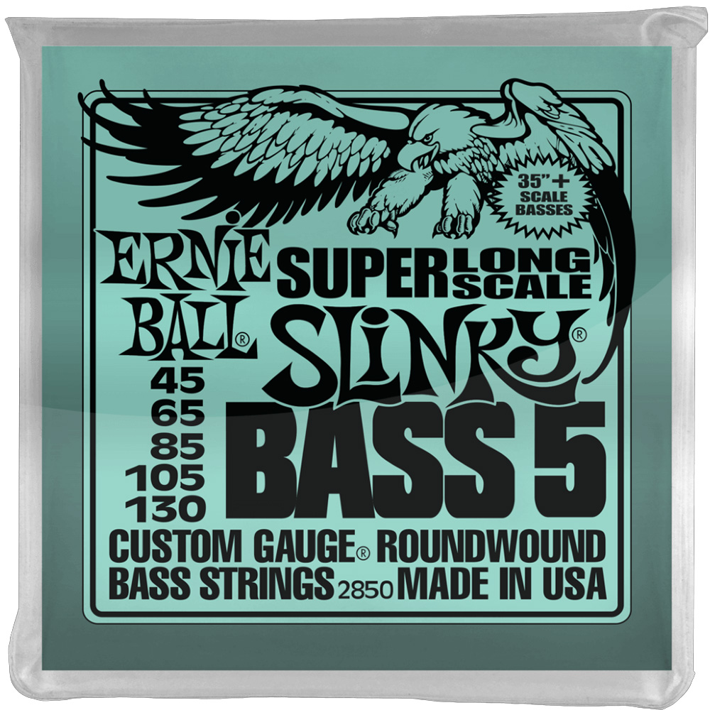 Изображение ERNIE BALL 2850 Струны для 5-струнной бас-гитары 045-130