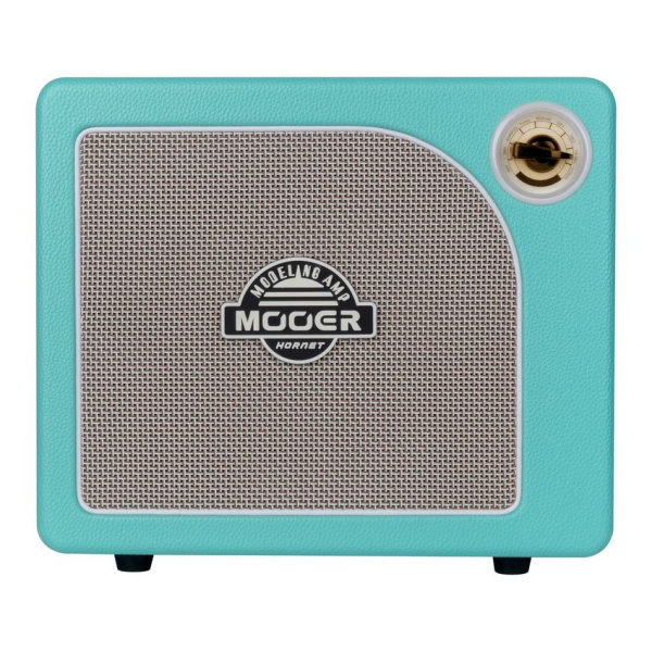 Mooer DH04 Hornet 15 Green Моделирующий гитарный комбо, 15Вт, 1х6.5", бирюзовый Изображение Mooer DH04 Hornet 15 Green Моделирующий гитарный комбо, 15Вт, 1х6.5", бирюзовый