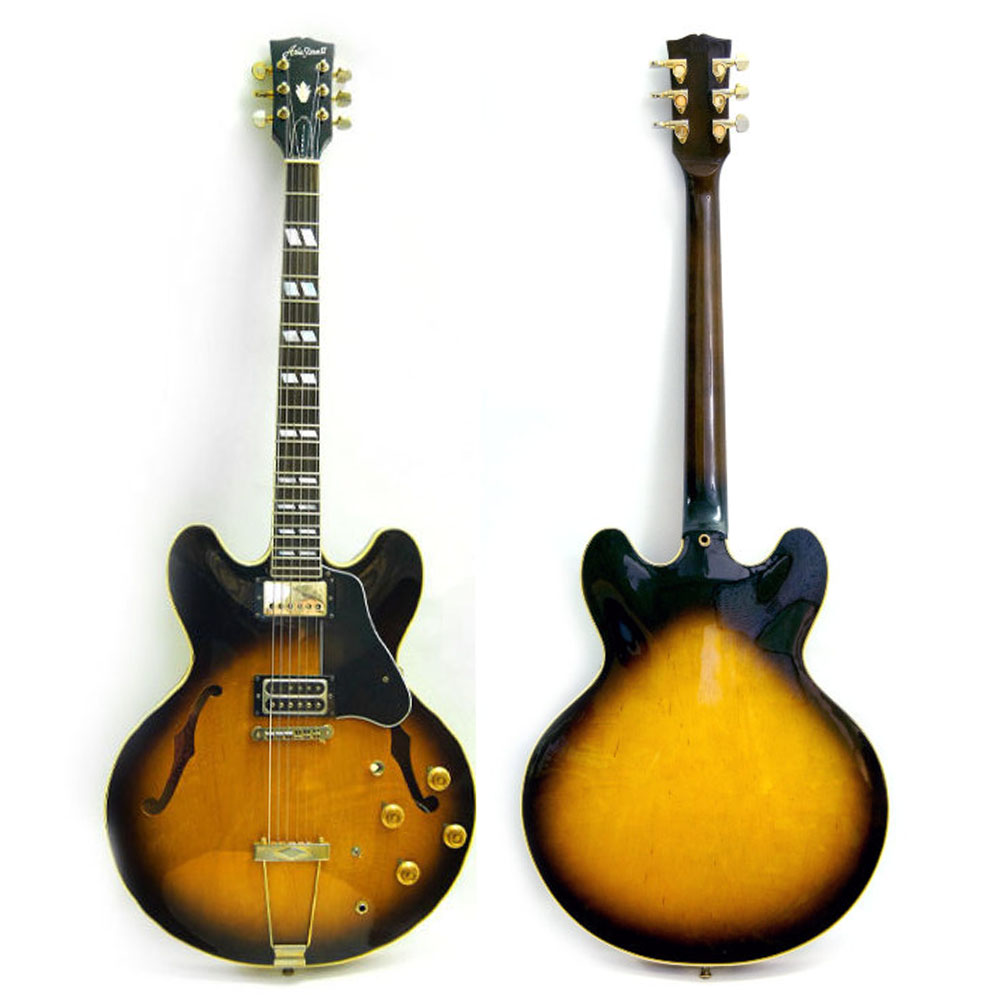 Изображение ARIA PRO II Полуакустика ES800SB + КЕЙС (копия Gibson ES245 1976 года) Корпус - клен, Задняя дека - 