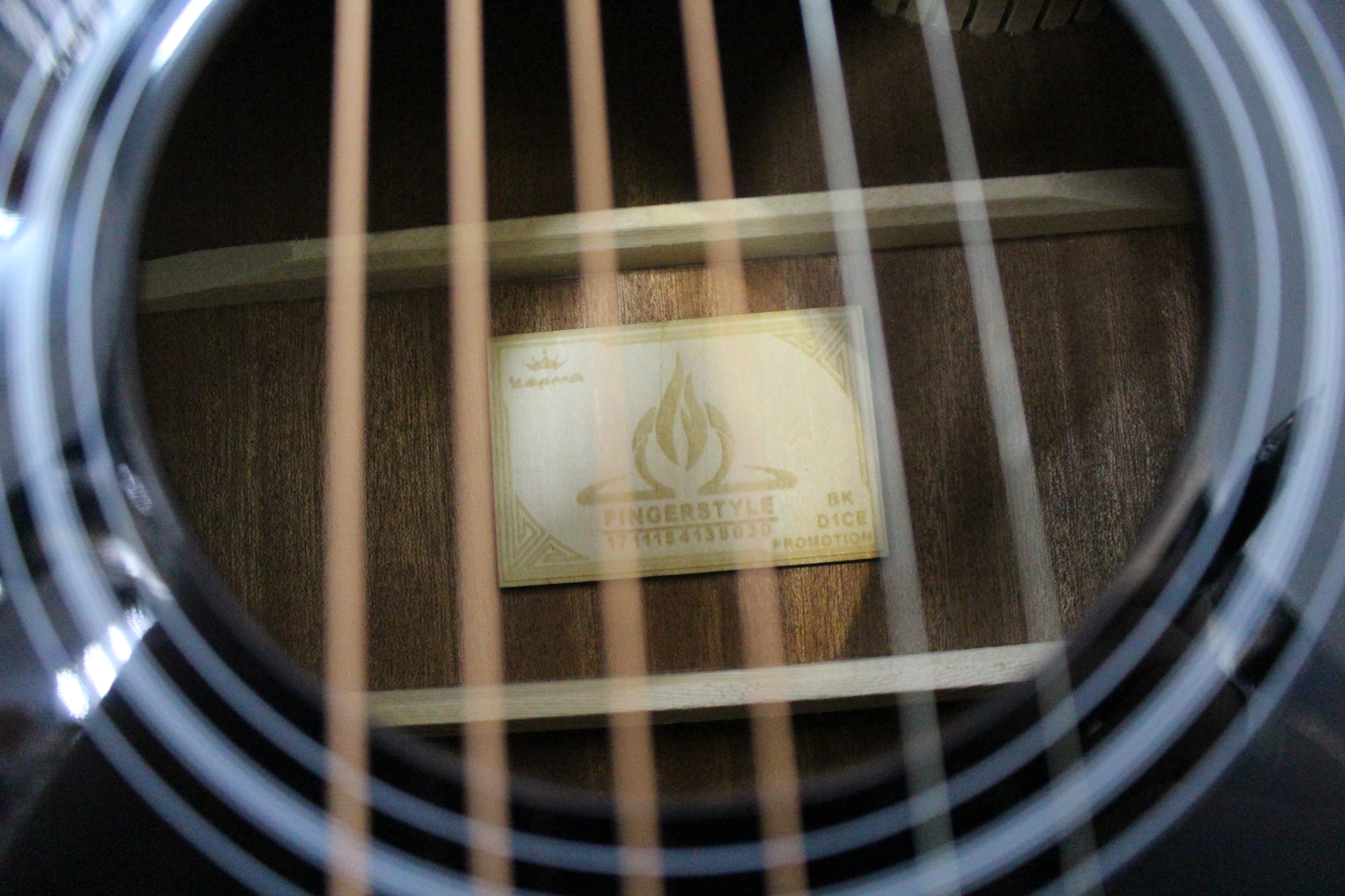 Изображение KEPMA D1CE BK Электроакустическая гитара + КАБЕЛЬ Цвет Черный