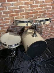 Изображение YAMAHA установка с тренировочными пэдами 4 шт. SL-1 набор * Бас-барабан 14”, том напольный 13”, тома