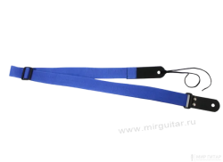 Изображение MEZZO MZ-RGU-1-40blue Ремень для классической гитары/укулеле, синий