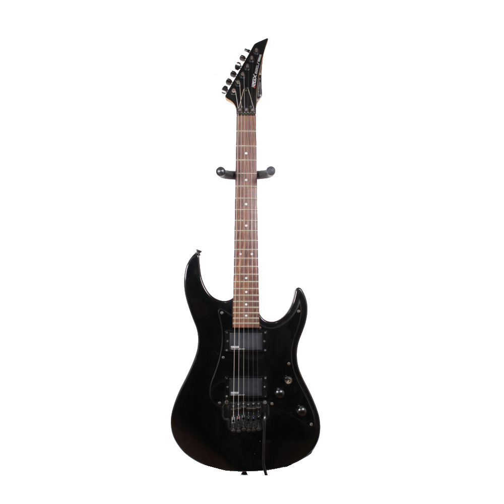 Yamaha RGX 520J Superstrat Japan Электрогитара б/у, s/n 5N25609, HH by EMG,  Черный, Черный пикгард купить в Хабаровске