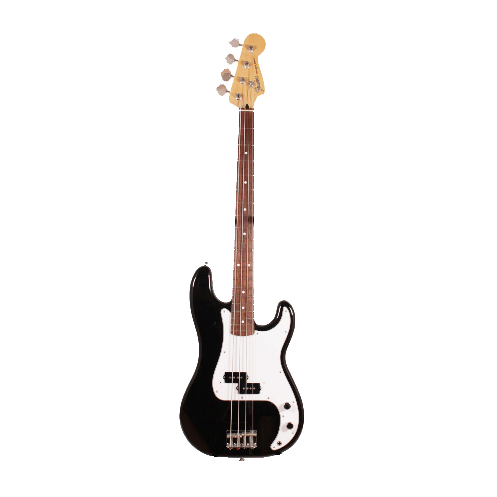 Изображение Fender Precision Bass Japan 1994, Бас-гитара б/у, s/n S0176199, черный, берый пикгард