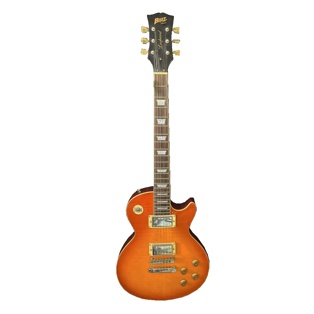 Изображение Blitz Les Paul Leopard Электрогитара б/у, s/n 6120500199, HH, Lemon burst