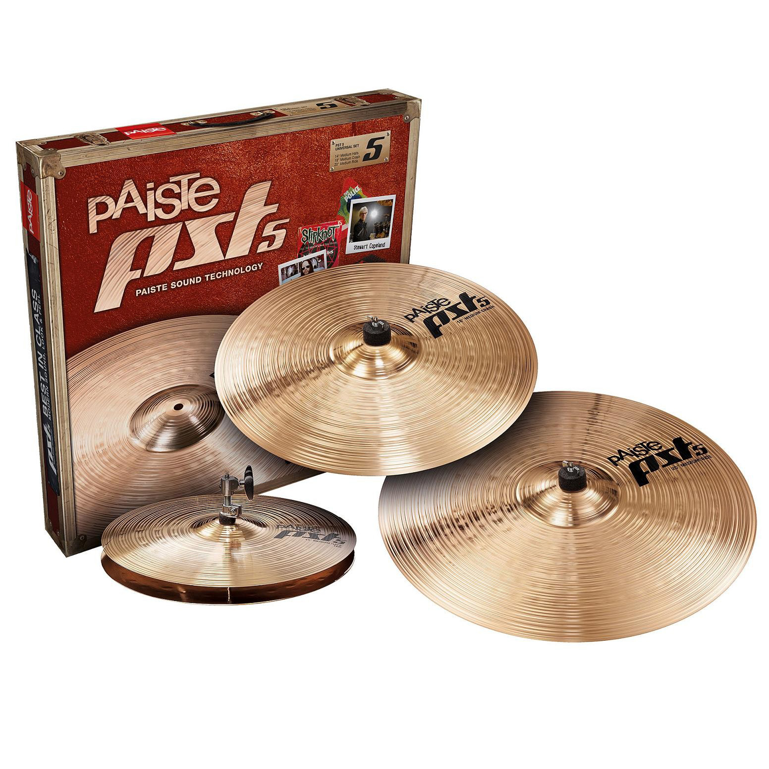 Изображение PAISTE PST5 Universal Set Комплект тарелок