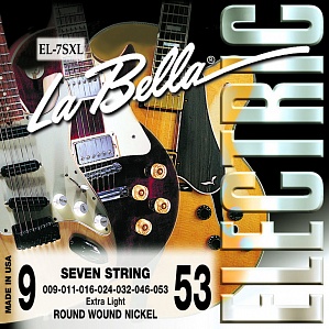 Изображение LA BELLA EL-7SXL 009-053 Струны для 7-струнной электрогитары 