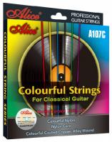 Изображение ALICE A107С Струны для классической гитары разноцветный нейлон
