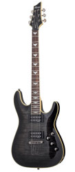 Изображение Schecter Omen Extreme-6 Электрогитара б/у, s/n N12092049, HH, серый See Thru, хромовая фурнитура, да
