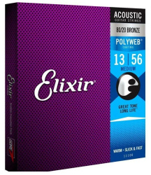 Изображение ELIXIR 11100 013-056 Струны для акустической гитары