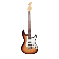 Изображение Elioth Stratocaster Электрогитара б/у, S/n 191324485, HSS, Sunburst, Белый перламутровый пикгард