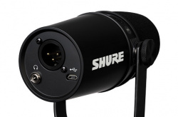 Изображение SHURE MOTIV MV7-K гибридный широкомембранный USB/XLR микрофон для записи/стримминга речи и вокала
