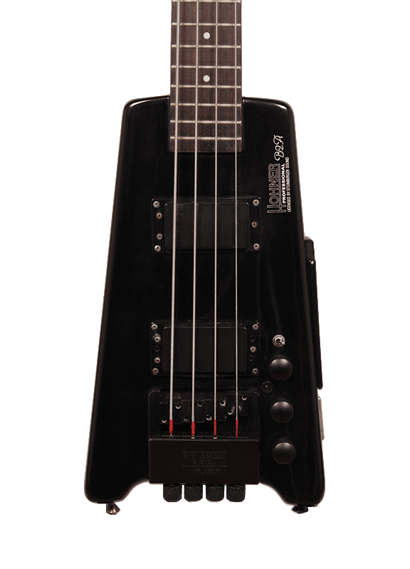 Изображение Hohner Professional B2A Бас-гитара б/у, s/n 8604531, Черный + Чехол, Ремень, Стреплоки