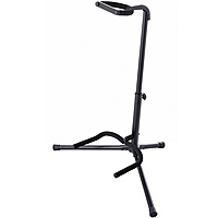 Изображение Kikutani Стойка для гитары с держателем грифа, регулируемая высота, сталь, цвет черный