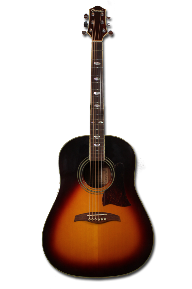 Изображение Charvel CA-450 TBS Акустическая гитара б/у, s/n 00304849, Sunburst, черепаховый пикгард