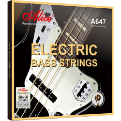 Изображение ALICE A647(4)-M Комплект струн для бас-гитары 045-105, сплав железа