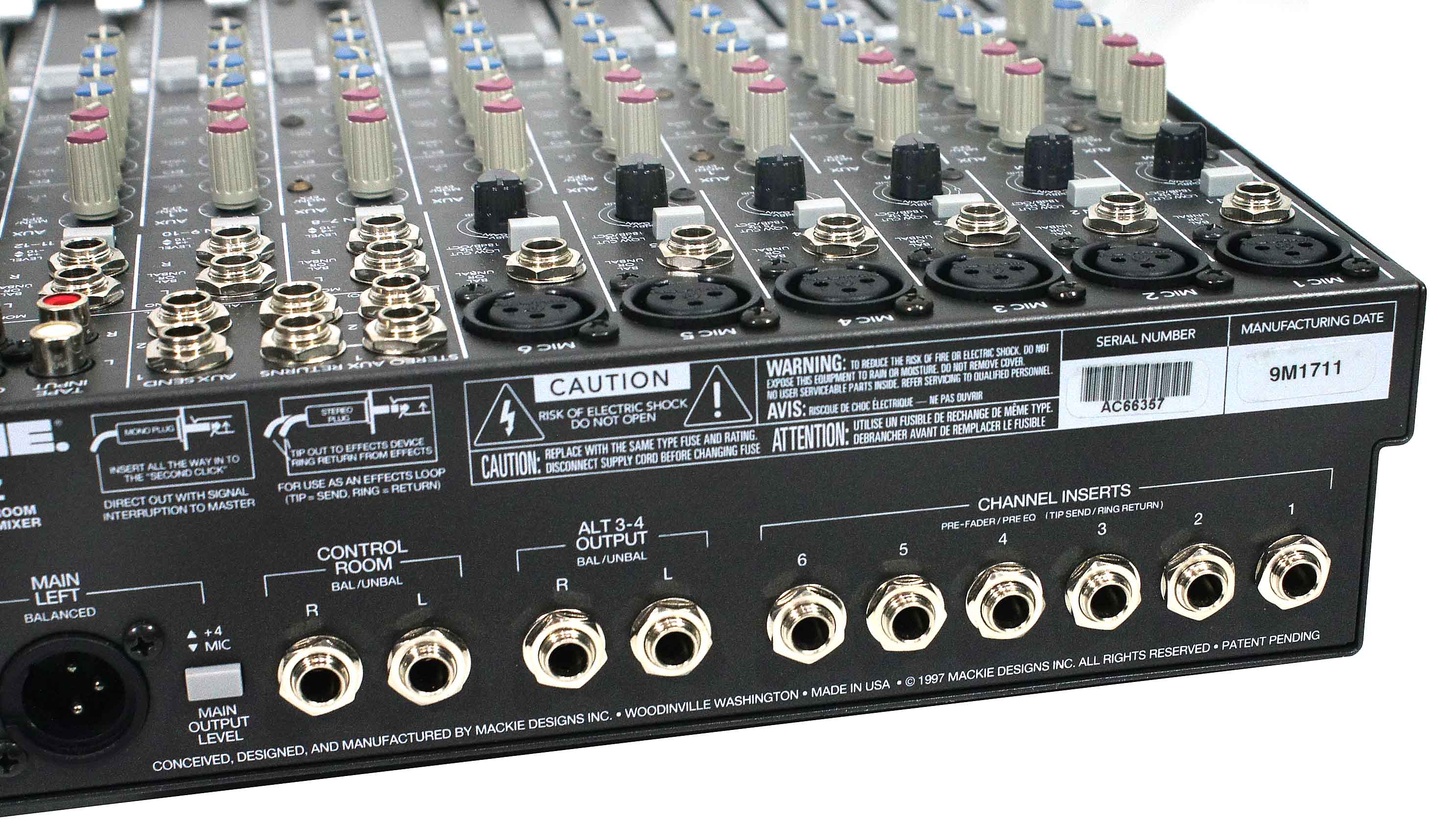 Изображение Mackie Mackie 1402-VLZ Аналоговый микшер Б\У, 110V, Докомплектован Трансформатором