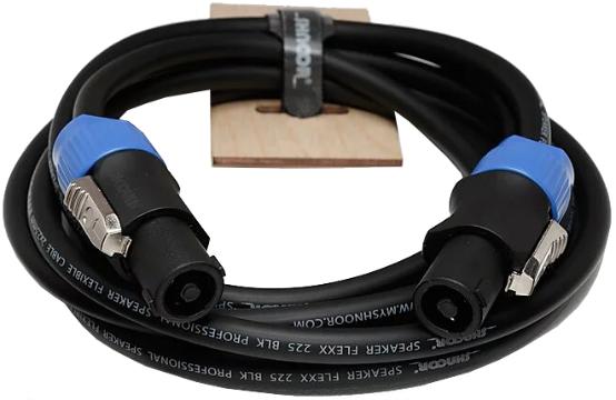 SHNOOR SC225-SPSP-5m Кабель для акустических систем гибкий 2x2,5 мм, с разъёмами Speakon 5м Изображение SHNOOR SC225-SPSP-5m Кабель для акустических систем гибкий 2x2,5 мм, с разъёмами Speakon 5м