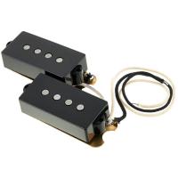 Изображение Lollar Precision Bass Standard Black split-coil pickups, Звукосниматель для баса. комплект из 2 штук