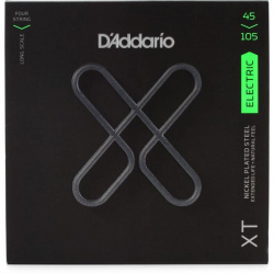 Изображение D'ADDARIO XTB45105 струны для бас-гитары, серия XT, никель