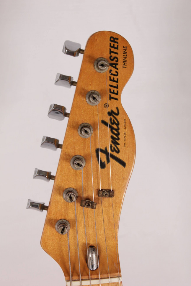 Fender Telecaster Thinline USA 1974, Электрогитара Б/У, s/n 561528, HH, цвет натуральный Изображение Fender Telecaster Thinline USA 1974, Электрогитара Б/У, s/n 561528, HH, цвет натуральный