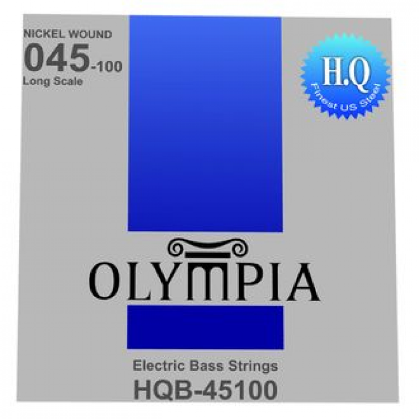 Изображение Olympia INB45100 Струны для бас гитары Nickel Alloy, 045-100