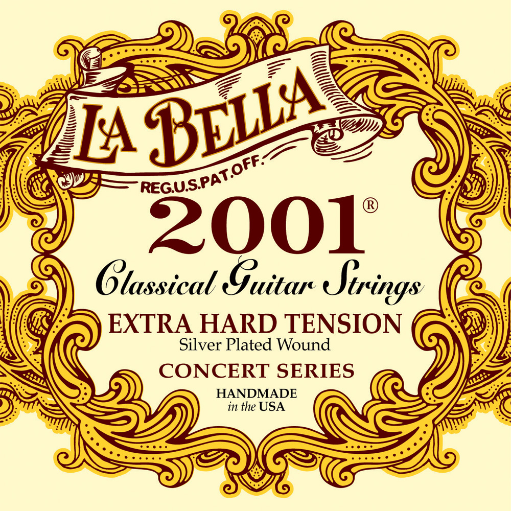 Изображение LA BELLA 2001EH Extra Hard Tension Нейлоновые струны