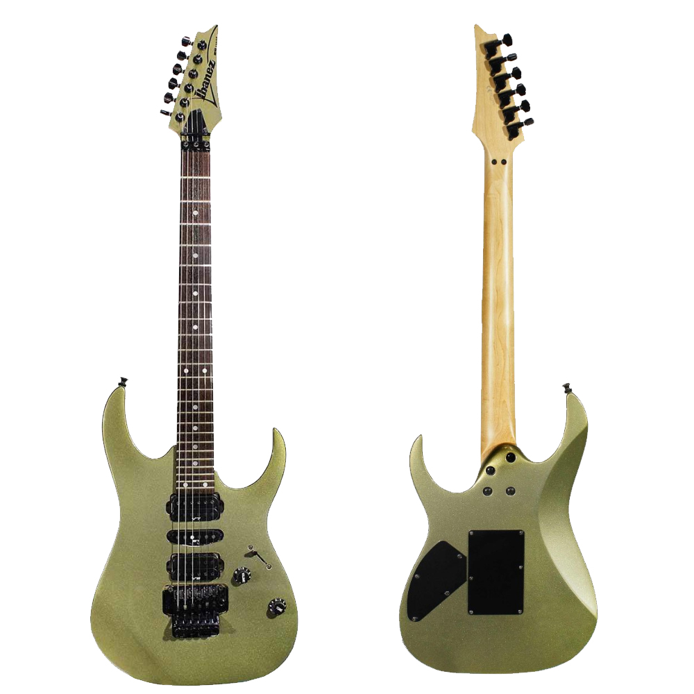 Изображение IBANEZ RG 570 Электрогитара Б/У, цвет: зелёный металик, Floyd rose, с/н: F9702087