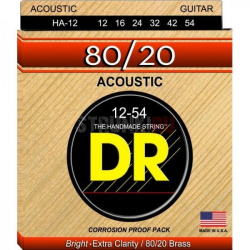 Изображение DR HA-12 HI-BEAM струны для акустической гитары 012-054